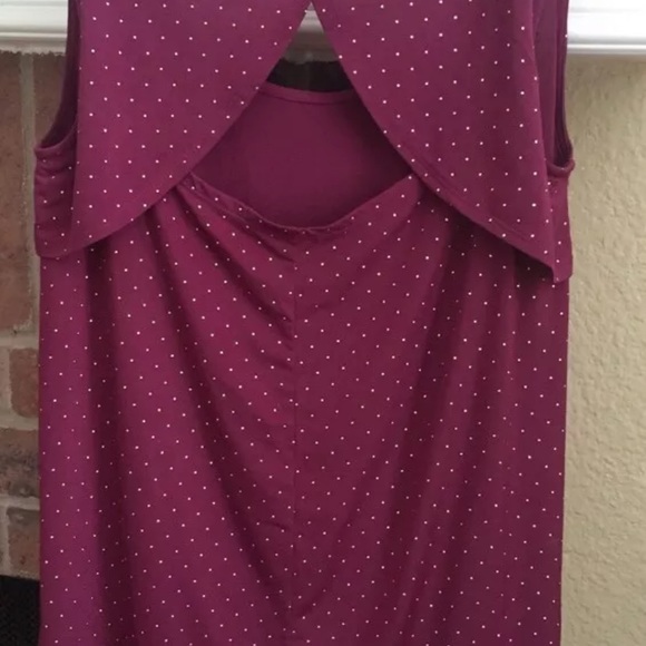 Rock & Republic Pink Purple Gold Sleeveless Small - Picture 7 of 8